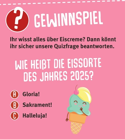 Kinderrätsel Eissorten