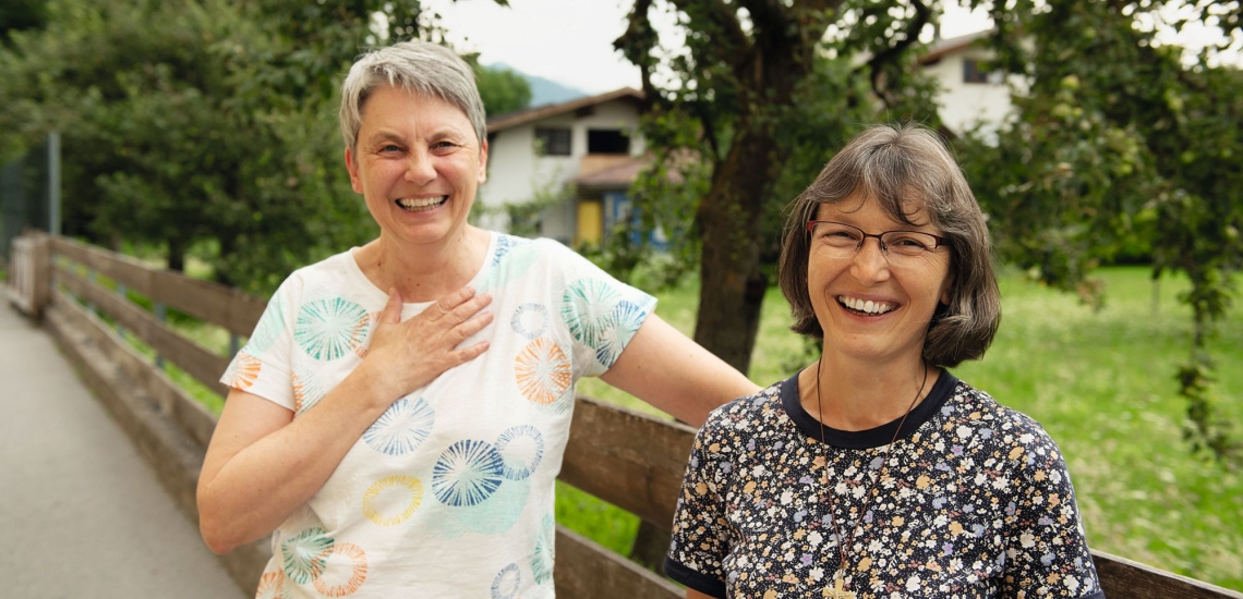 Monika Lengg und Don Bosco Schwester Regina Maier 