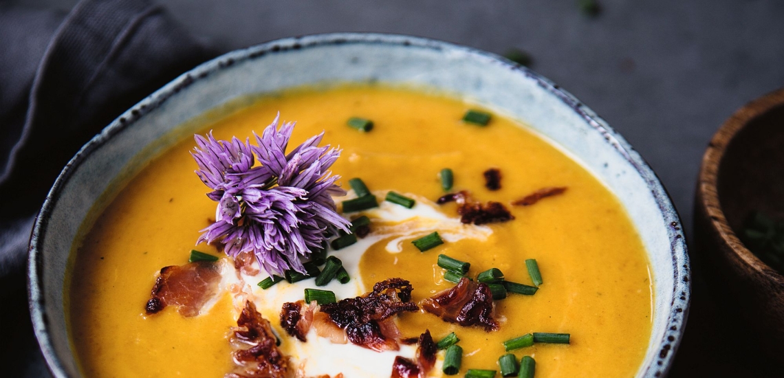 Süßkartoffelsuppe aus Kochbuch von YouTube-Star Julian Lange