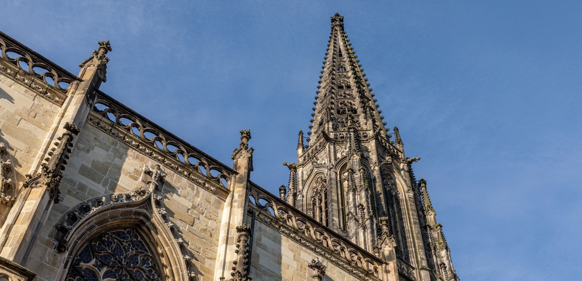 Turm der St.-Lamberti-Kirche in Münster 