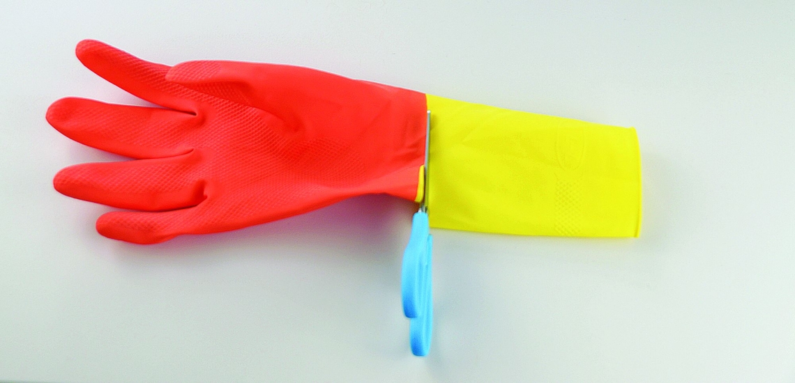 Handschuh abschneiden