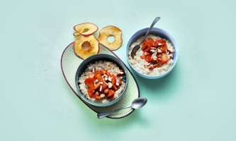 Apfel-Zimt-Porridge