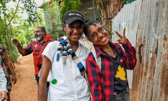 Die 20-jährige Tani in Papua-Neuguinea