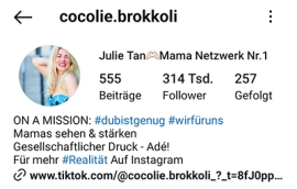 Screenshot vom Instagram-Account @cocolie.brokkoli